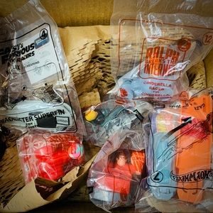6 Racers Happy Meal Toys: Ralph, F&F, HotWheels 🆕